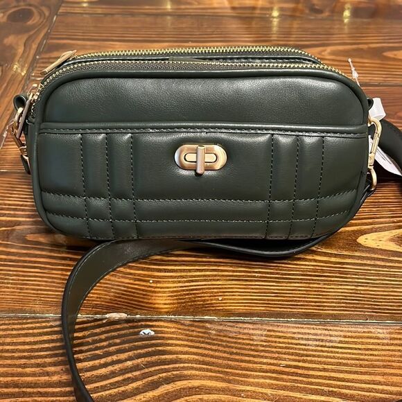 NWT Time and Tru Crossbody Purse Olive 🫒 Green and Gold - Picture 1 of 6
